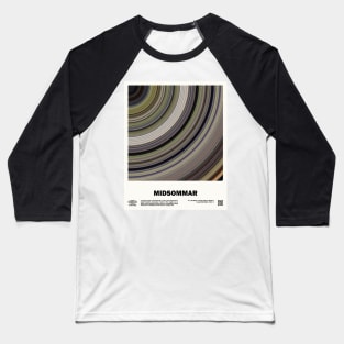 minimal_Midsommar  Barcode Movie Baseball T-Shirt